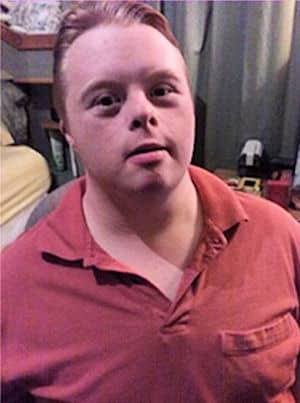 Andy Creed in his living room